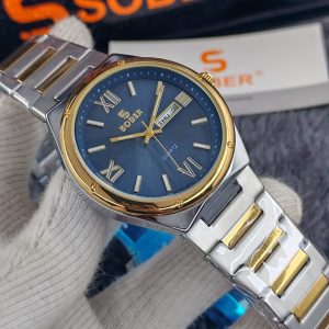 LUXUREY SOBER WATCH - golden blue