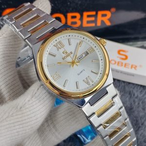LUXUREY SOBER WATCH - golden white